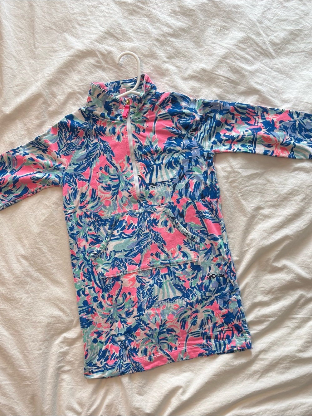 Lilly Pulitzer Skipper Popover Dress in Cabana Cocktail in Size 6-7